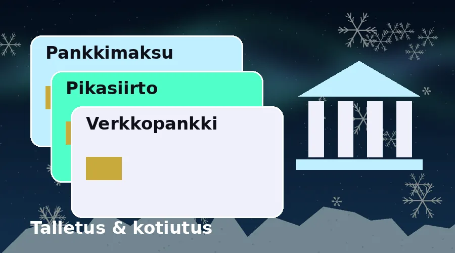 Huurteinen maksutavat – pankkimaksut, Zimpler- ja Trustly-tyyppiset pikasiirrot sekä verkkopankki